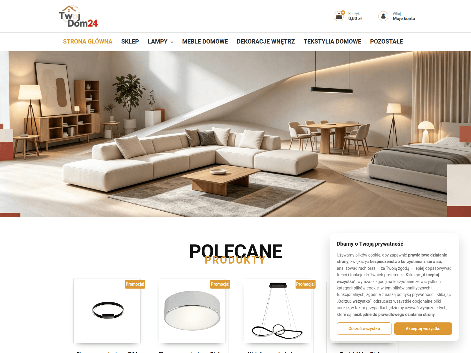 Screenshot of twojdom24.com