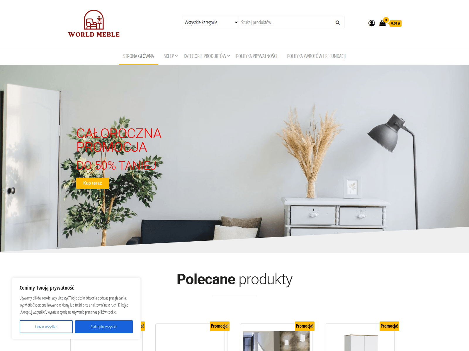 Screenshot of worldmeble.com