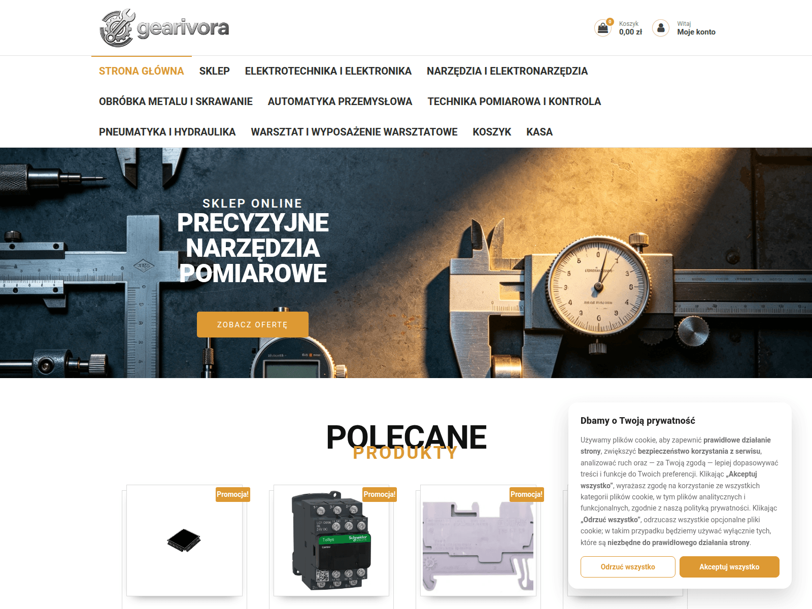 Screenshot of gearivora.com