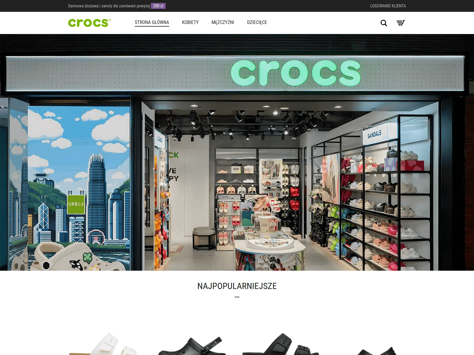 Screenshot of crocs-polska.pl