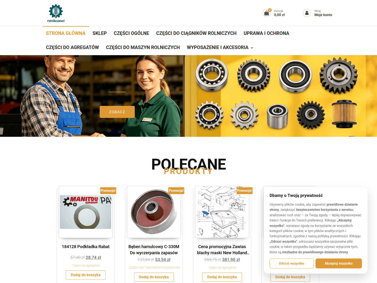 Screenshot of rolnikczesci.com