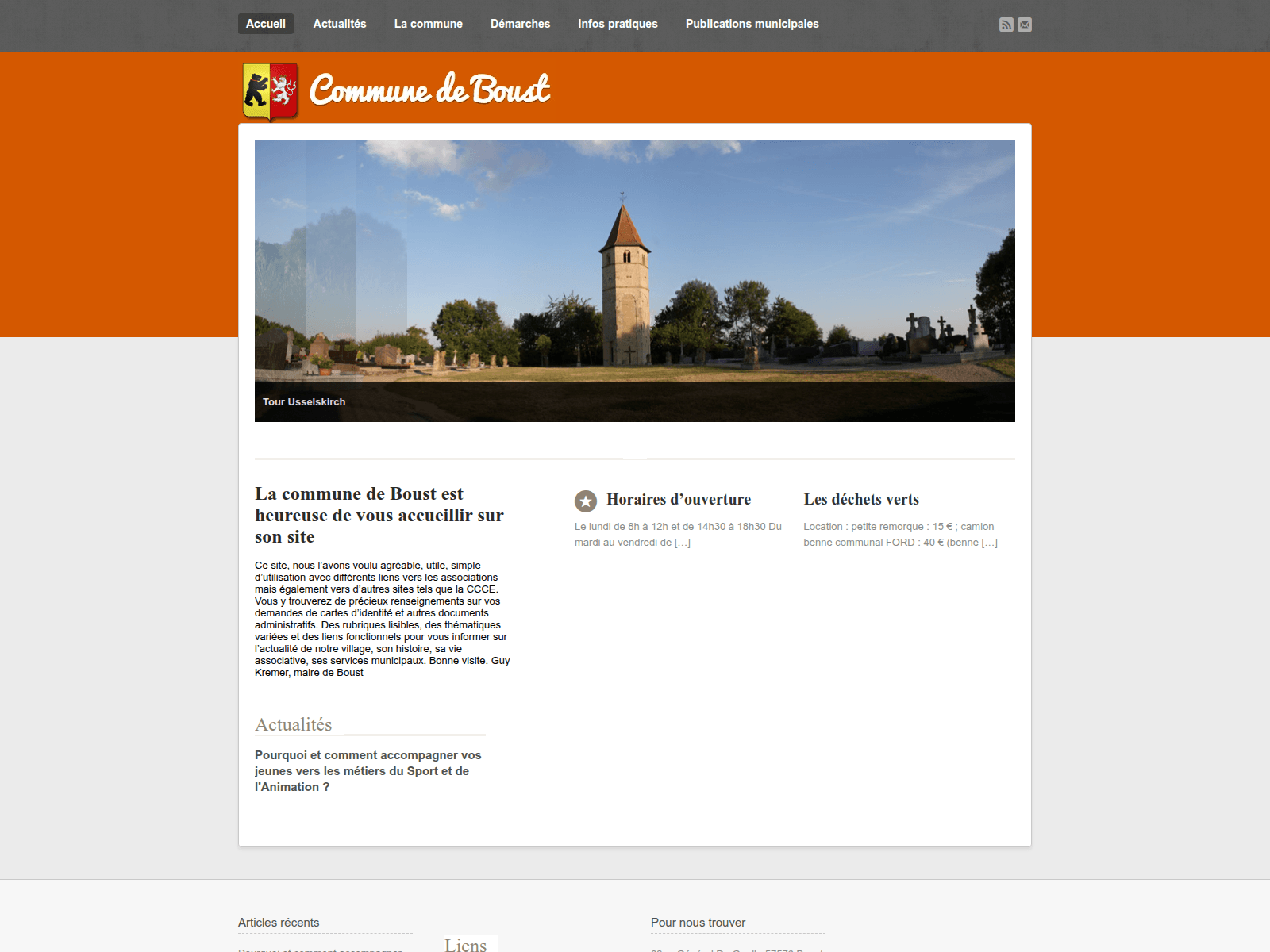 Screenshot of boust.org