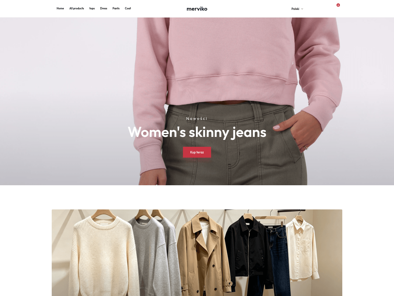 Screenshot of merviko.com