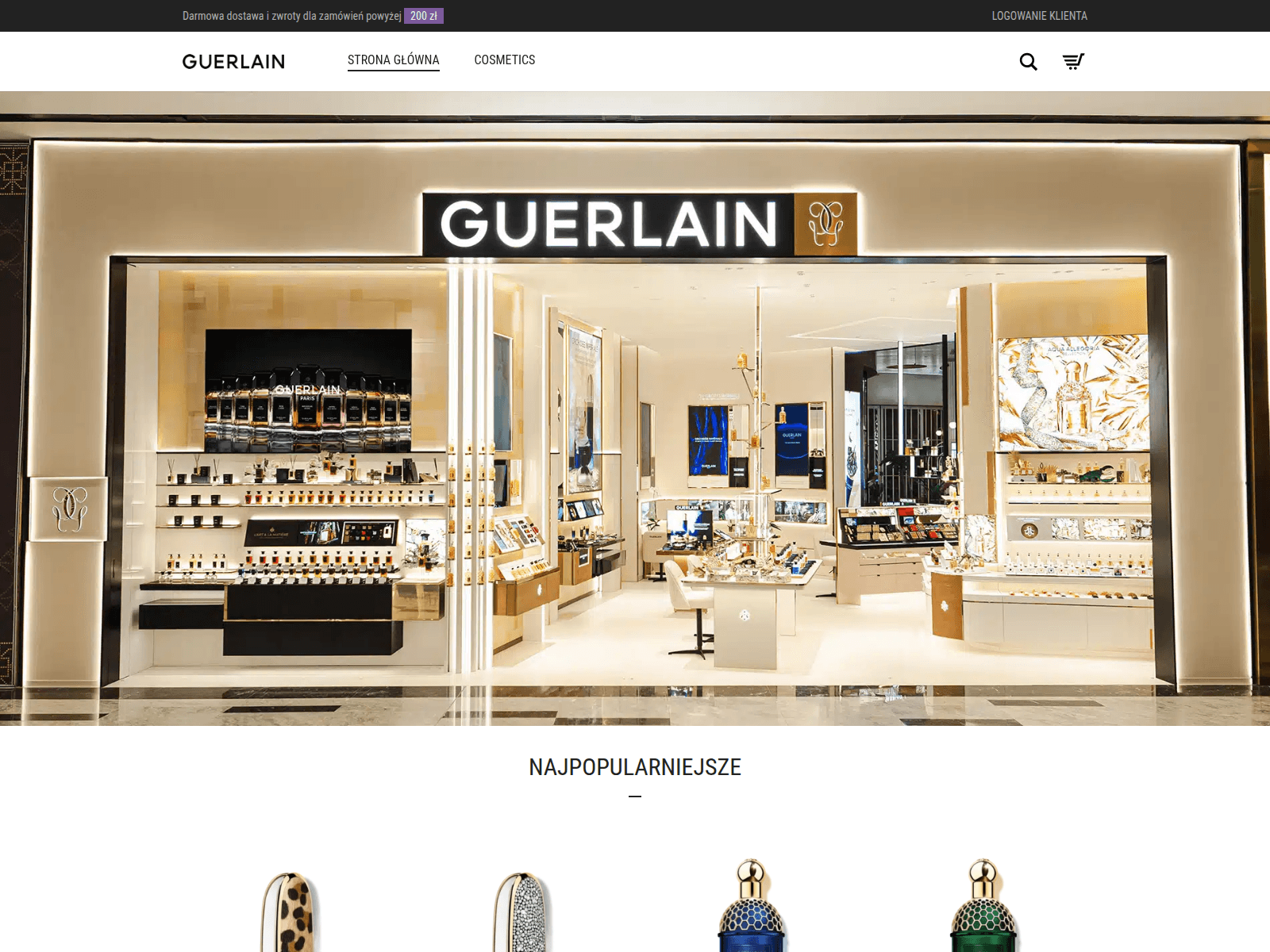 Screenshot of guerlains.pl