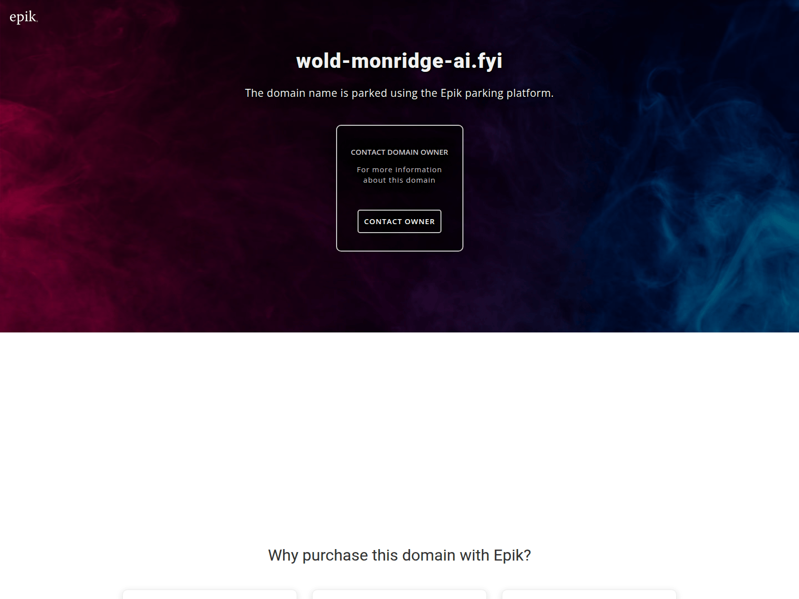 Screenshot of wold-monridge-ai.fyi