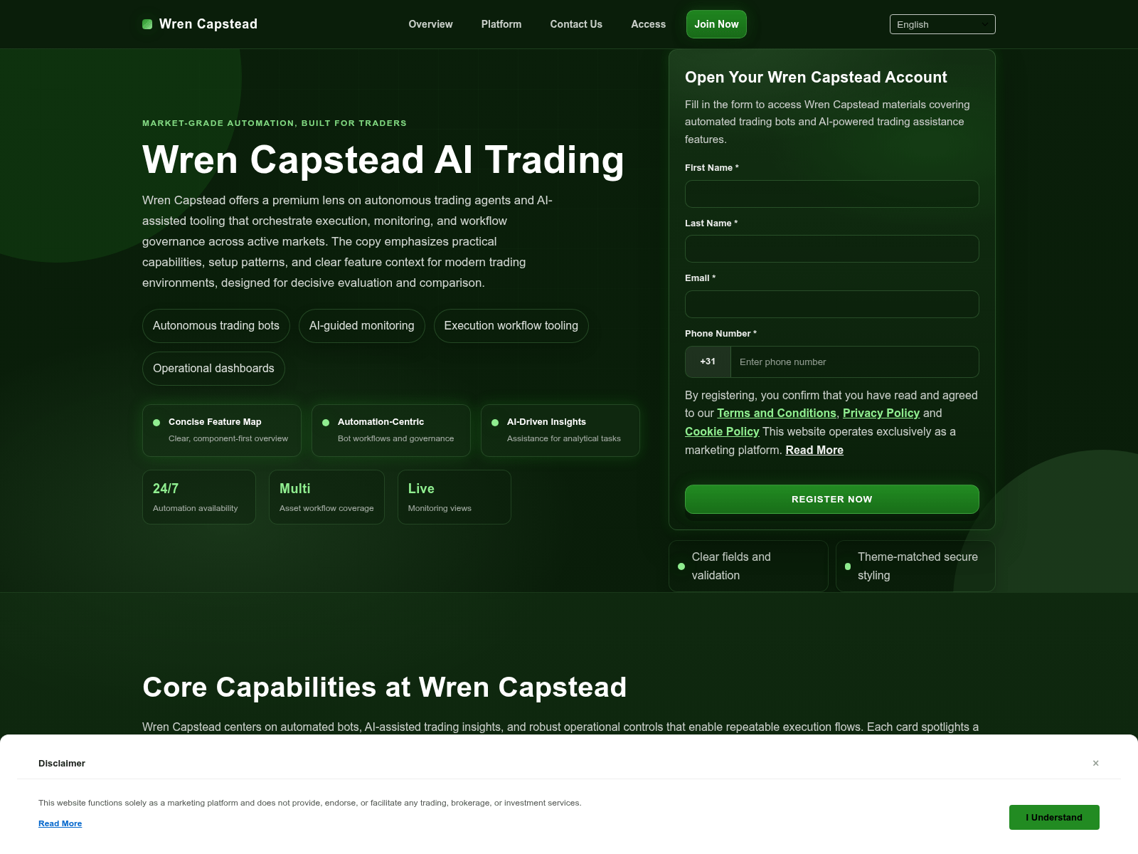 Screenshot of wrencapstead.digital