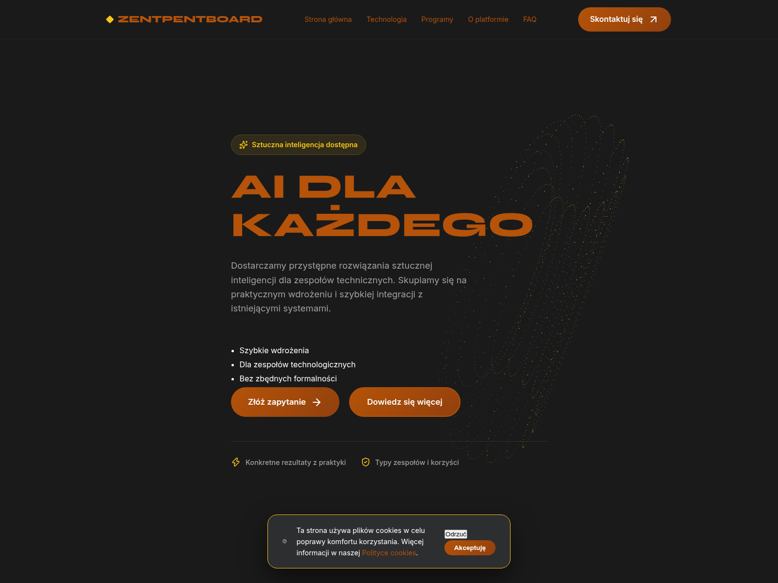 Screenshot von zentpentboard.site