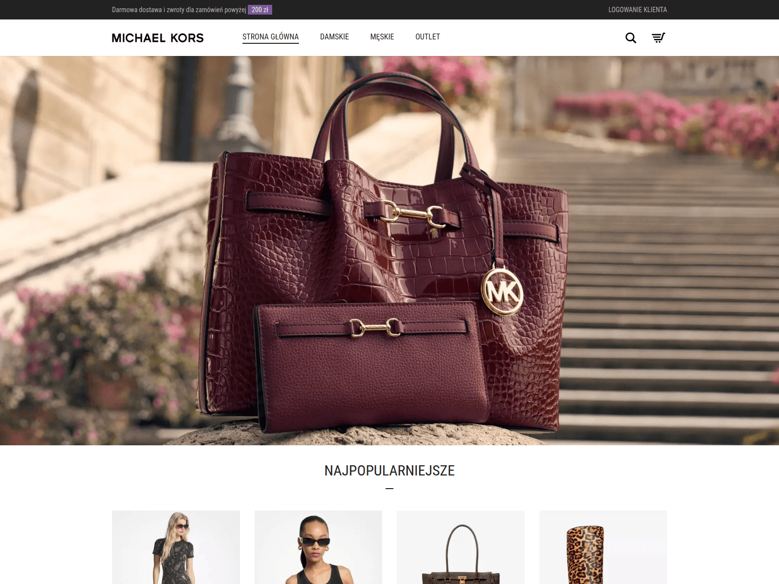 Screenshot of michaelkorss.pl