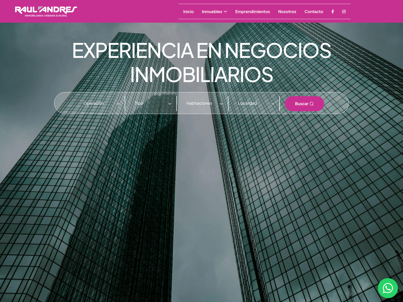 Screenshot of andresinmobiliaria.com.ar