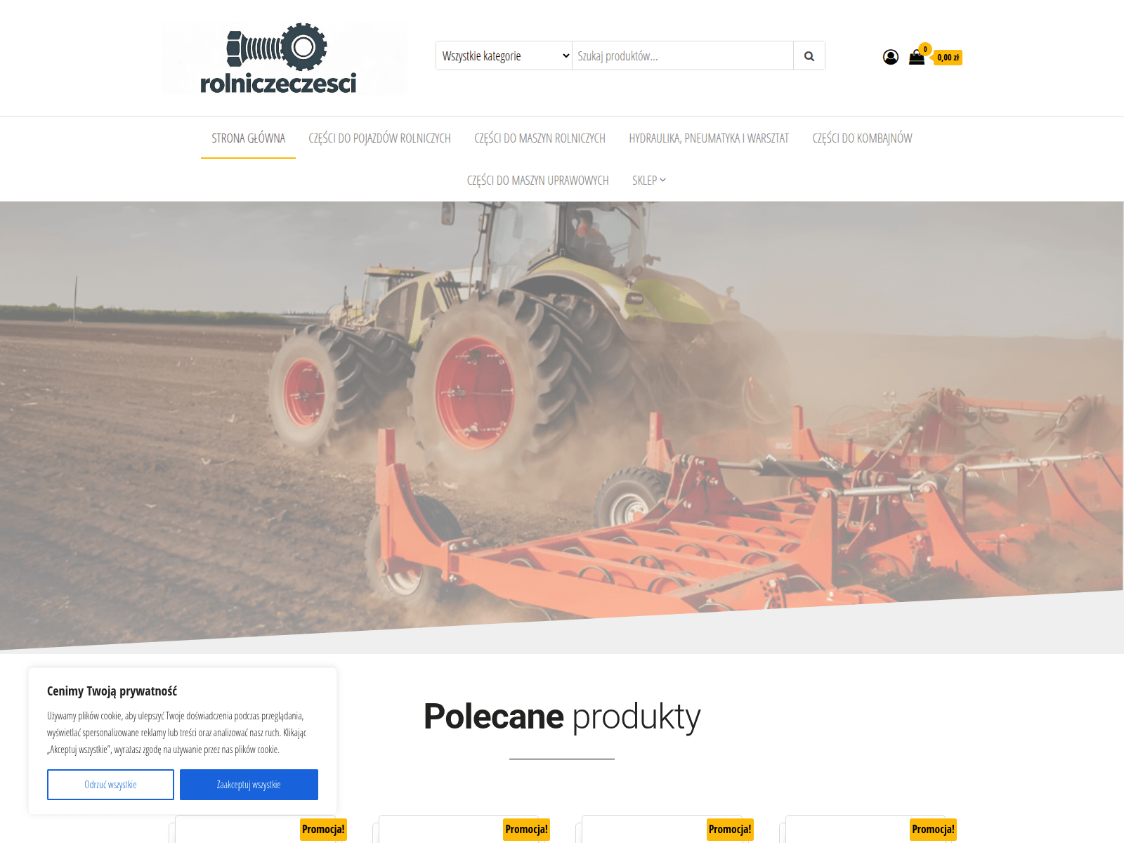 Screenshot of rolniczeczesci.com