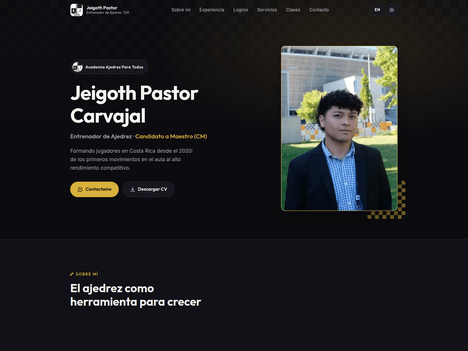 Screenshot of ajedrezparatodos.com