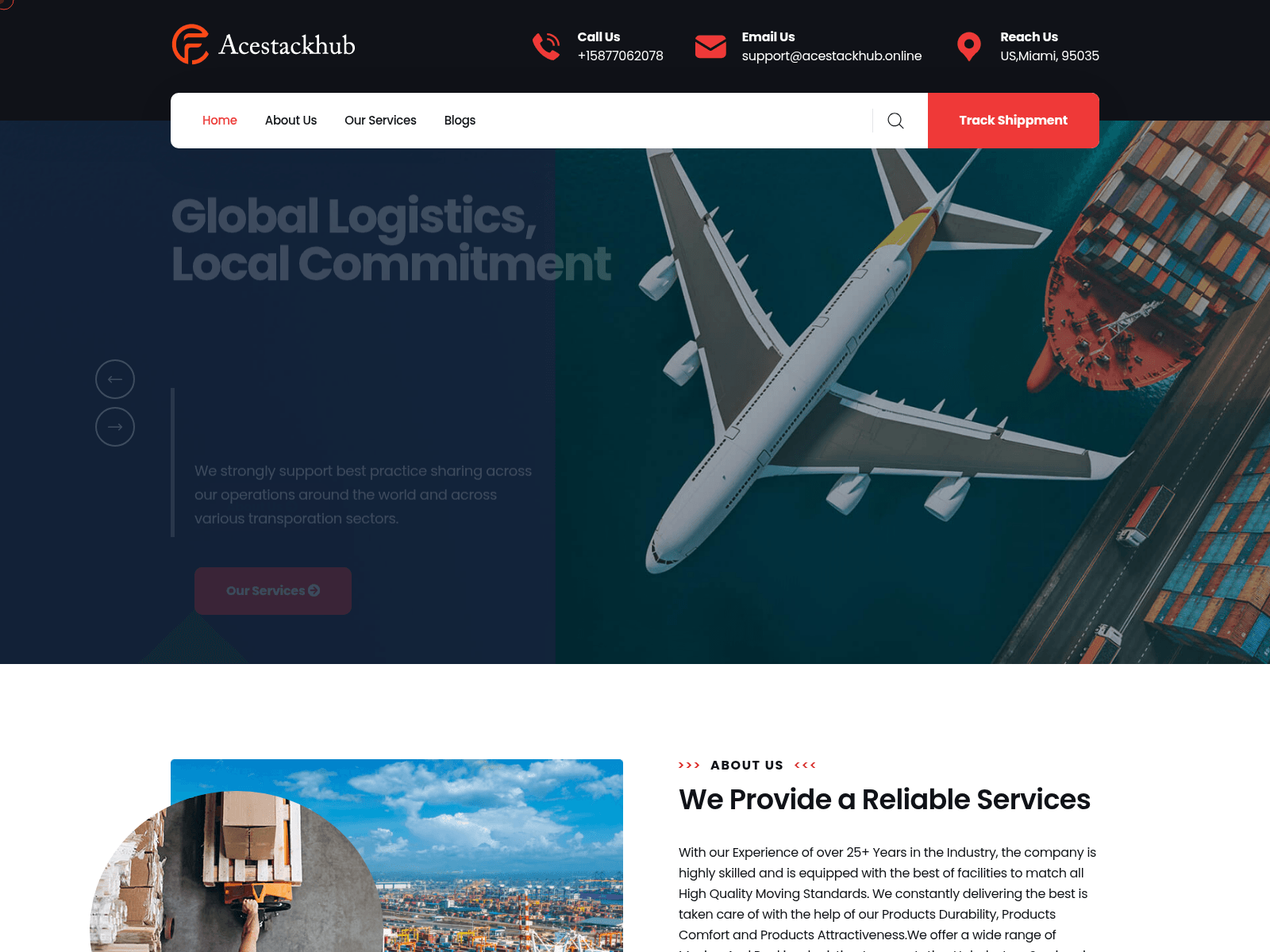 Screenshot of acestackhub.online