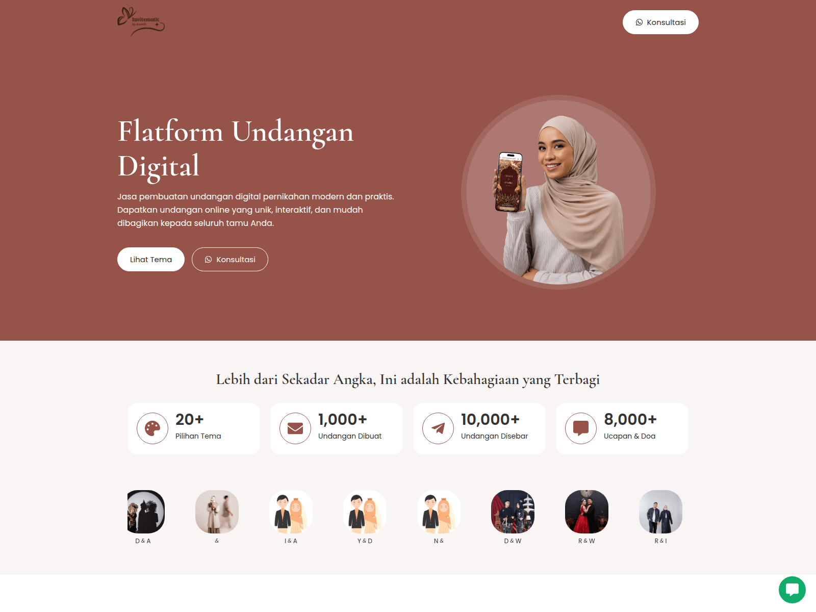 Screenshot of invitematic-bymairah.com