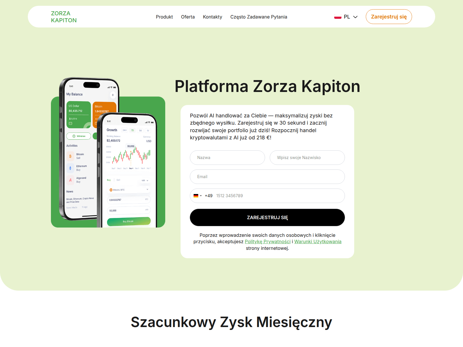Screenshot of zorzakapiton.com