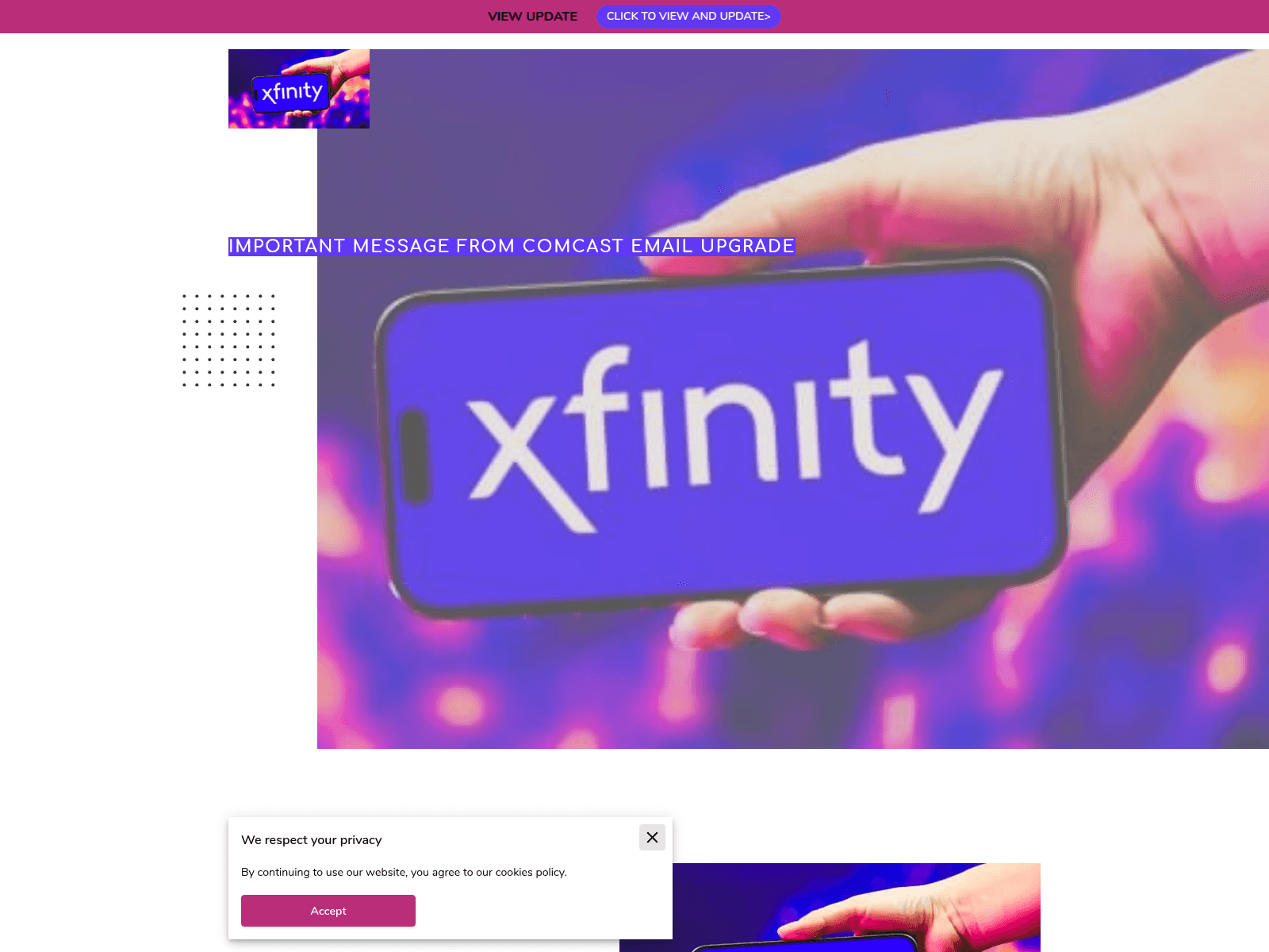 Screenshot of xfinitymailserver.us