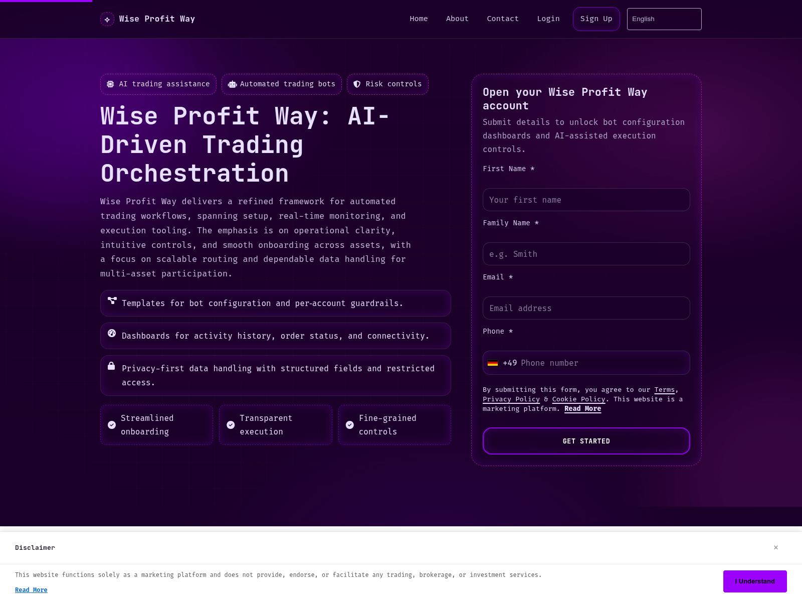 Screenshot of wiseprofitwaysoftware.com