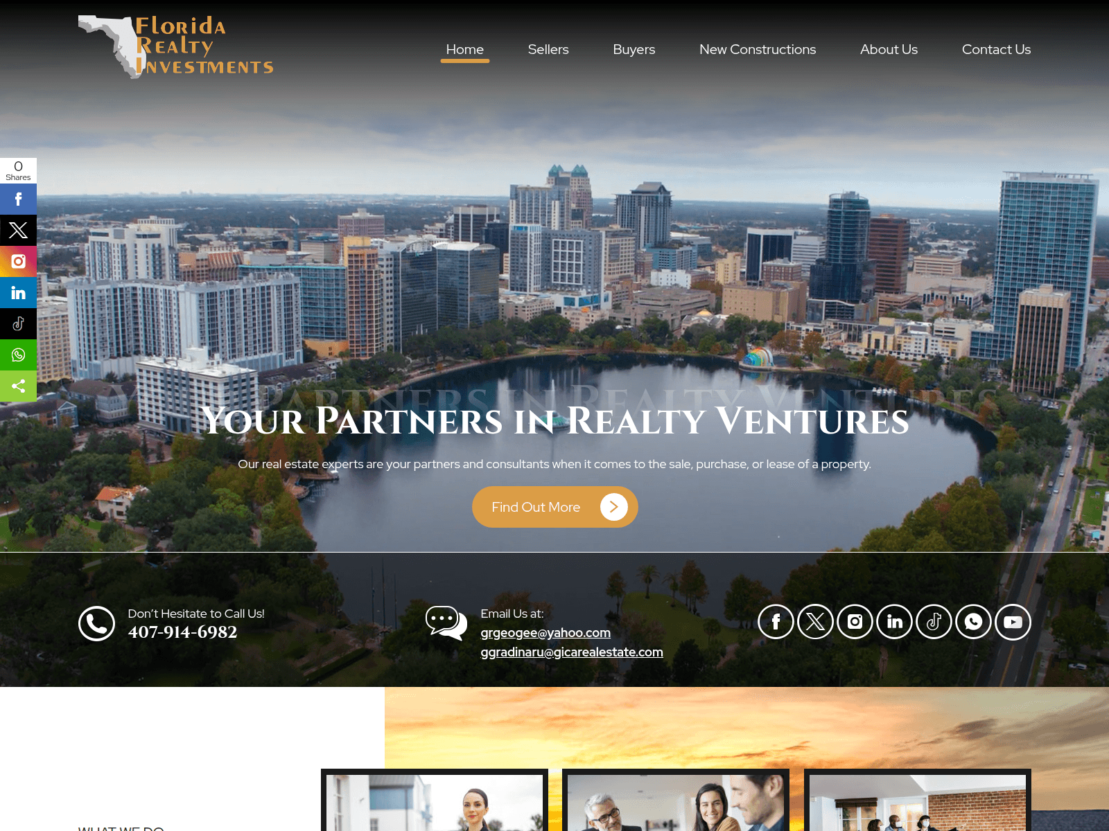 Screenshot of gicarealestate.com