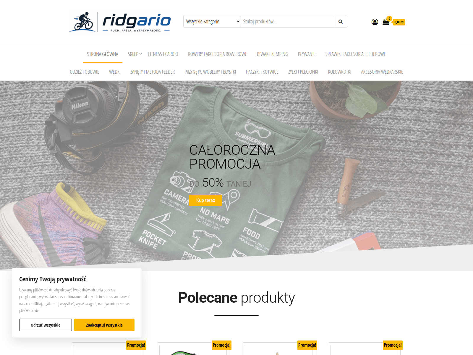 Screenshot of ridgario.com