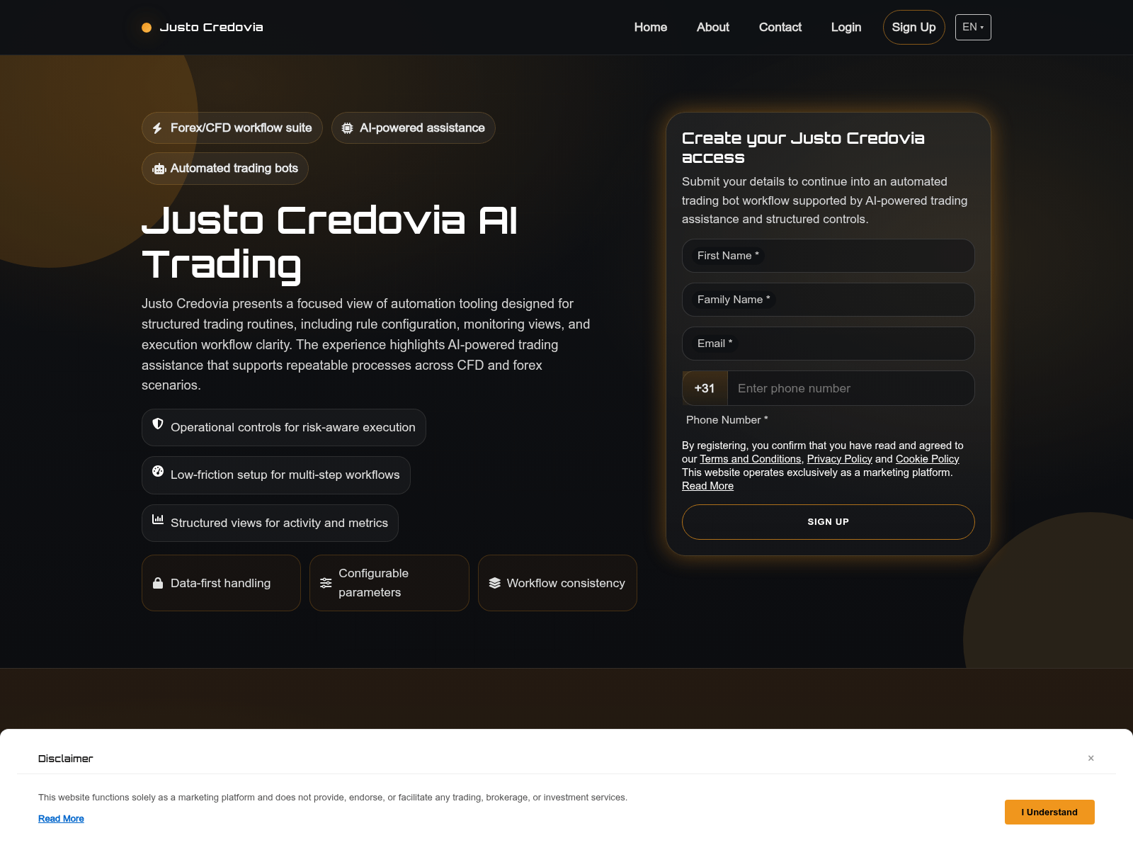 Screenshot of justocredovia.shop
