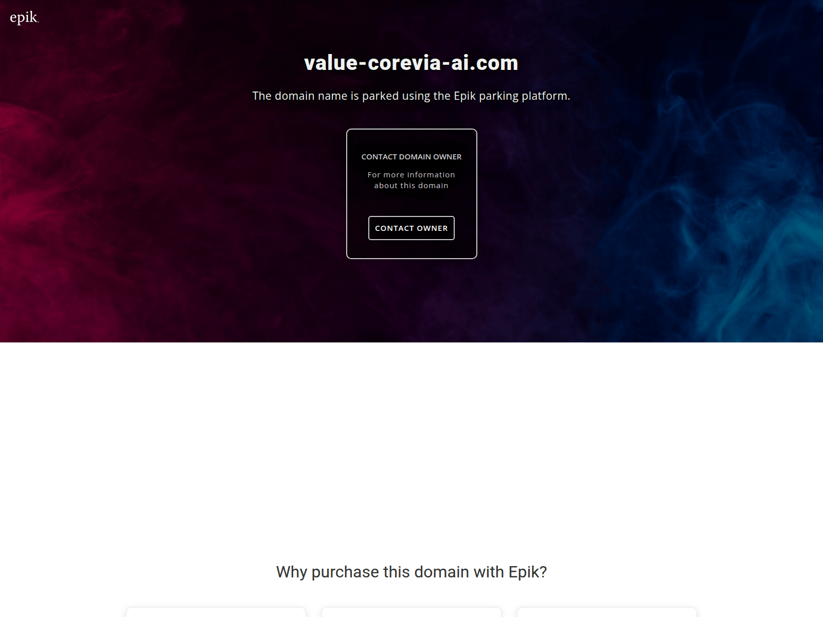 Screenshot of value-corevia-ai.com