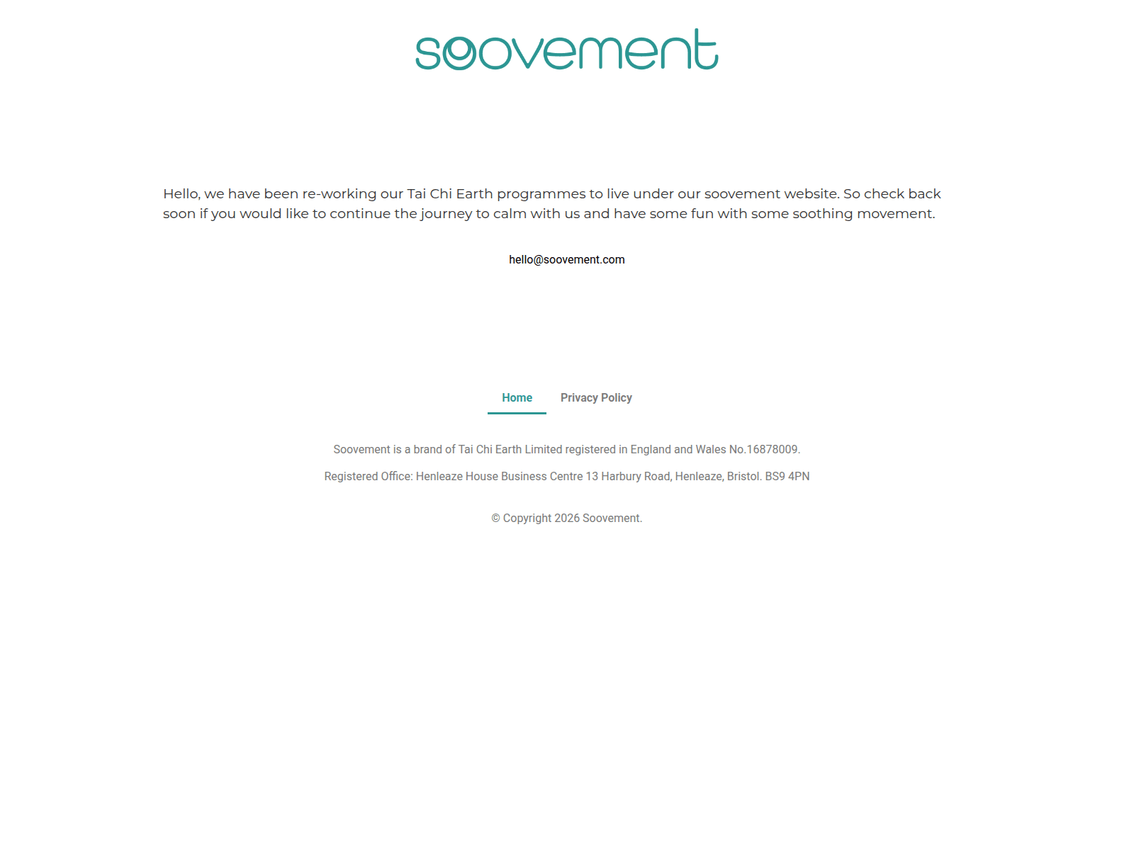 Screenshot of soovement.com