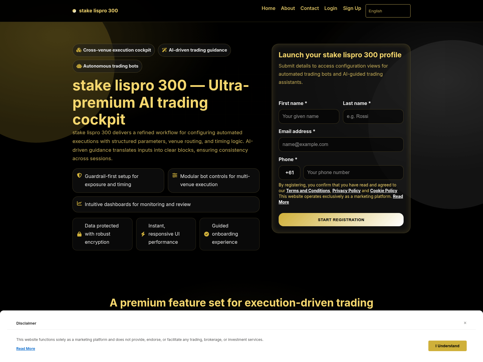 Screenshot of stakelispro300.pro