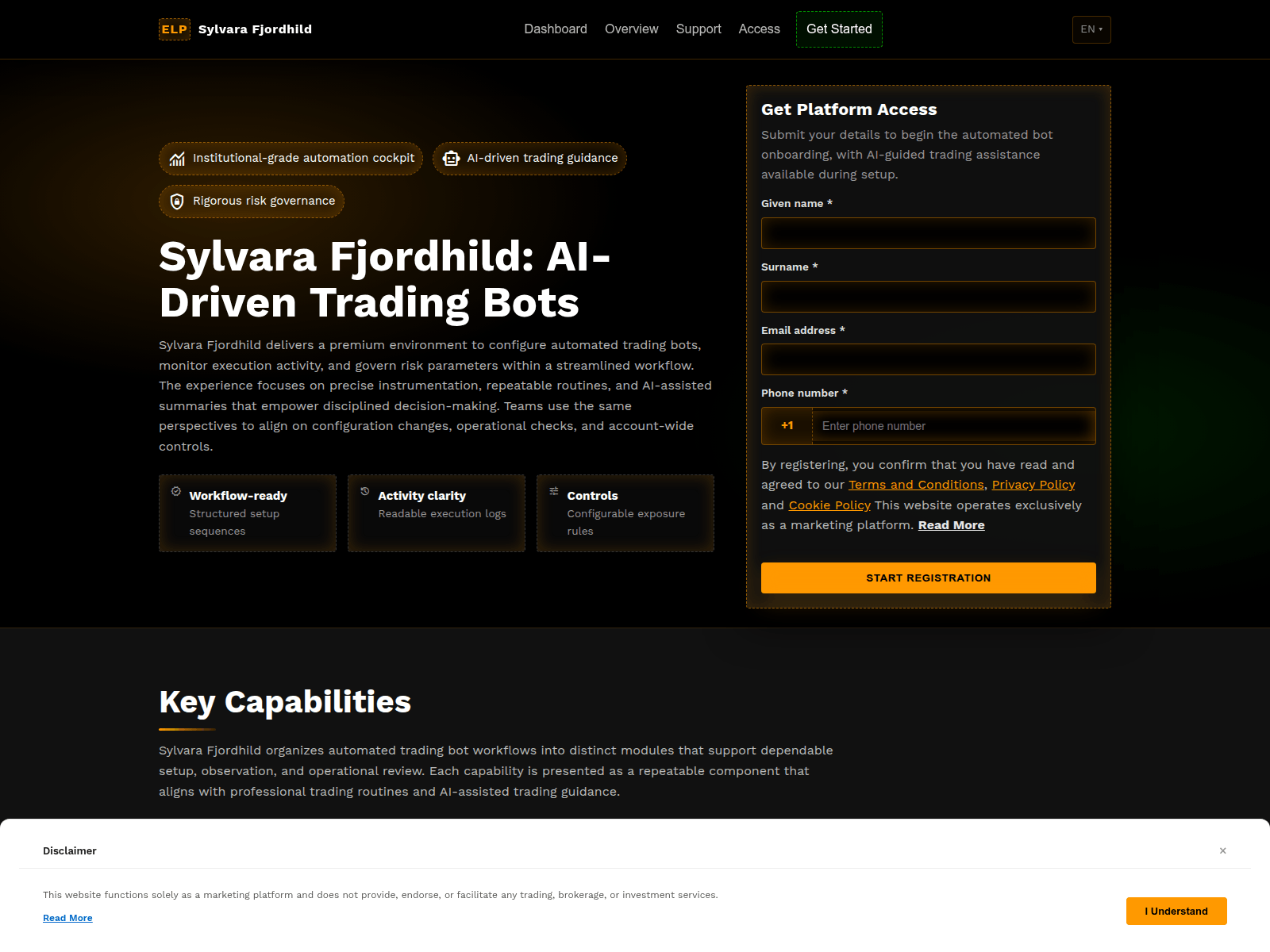 Screenshot of sylvarafjordhildplatform.com
