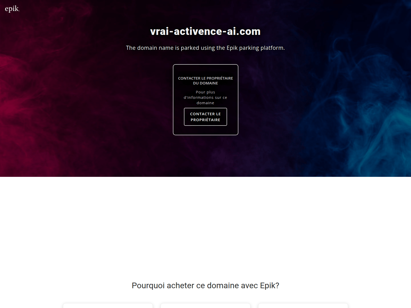 Screenshot of vrai-activence-ai.com