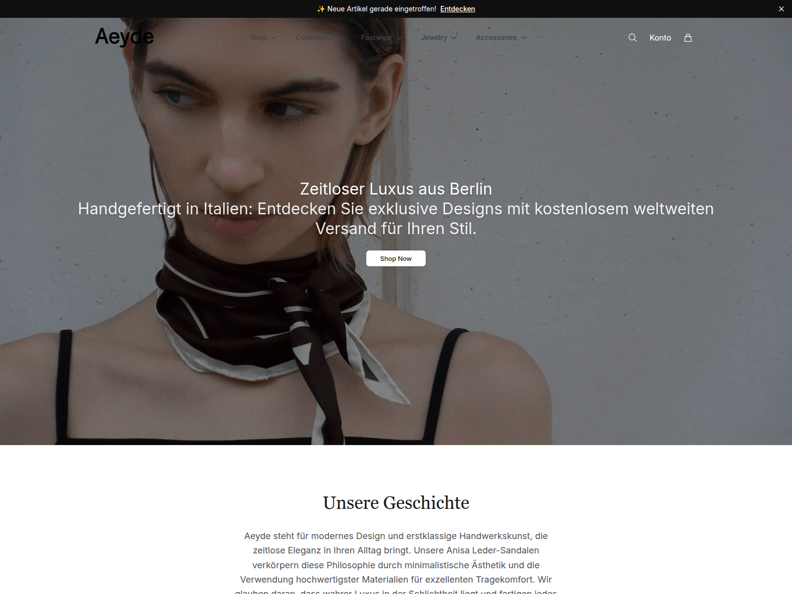 Screenshot of aeydestudio.shop