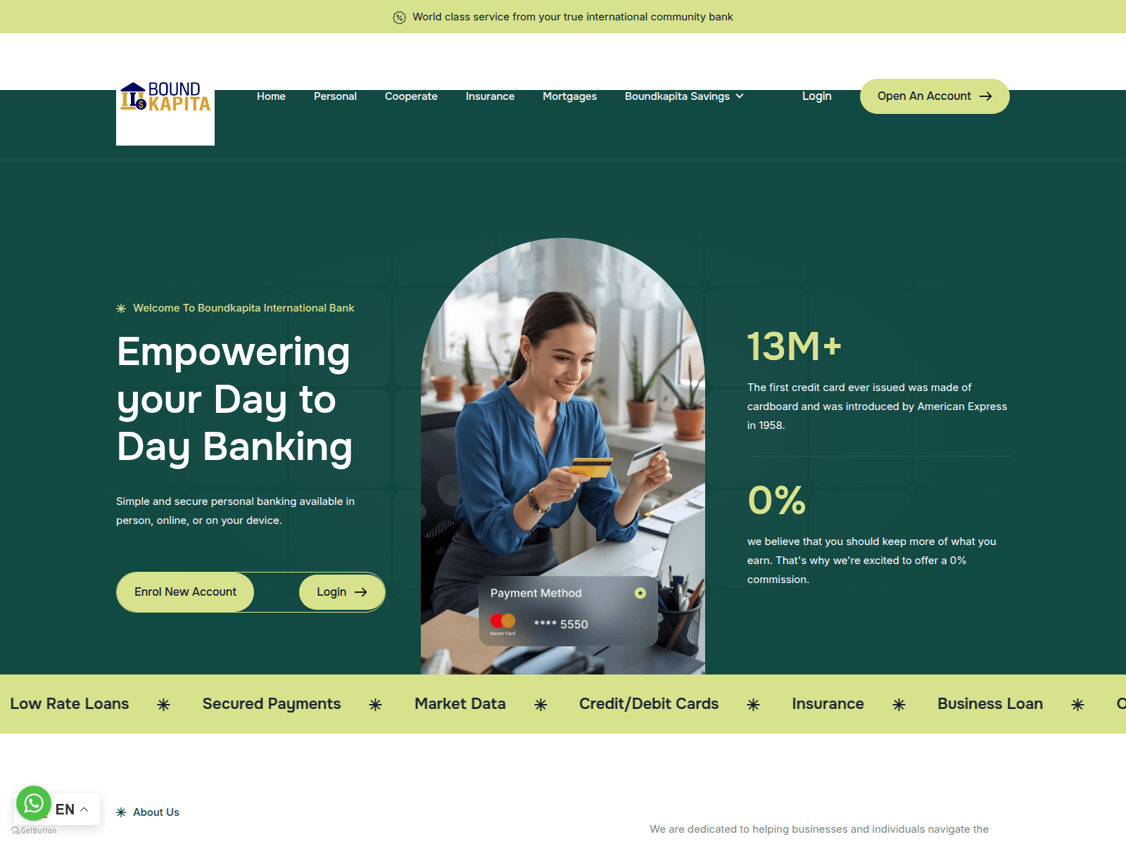 Screenshot of boundkapita.com