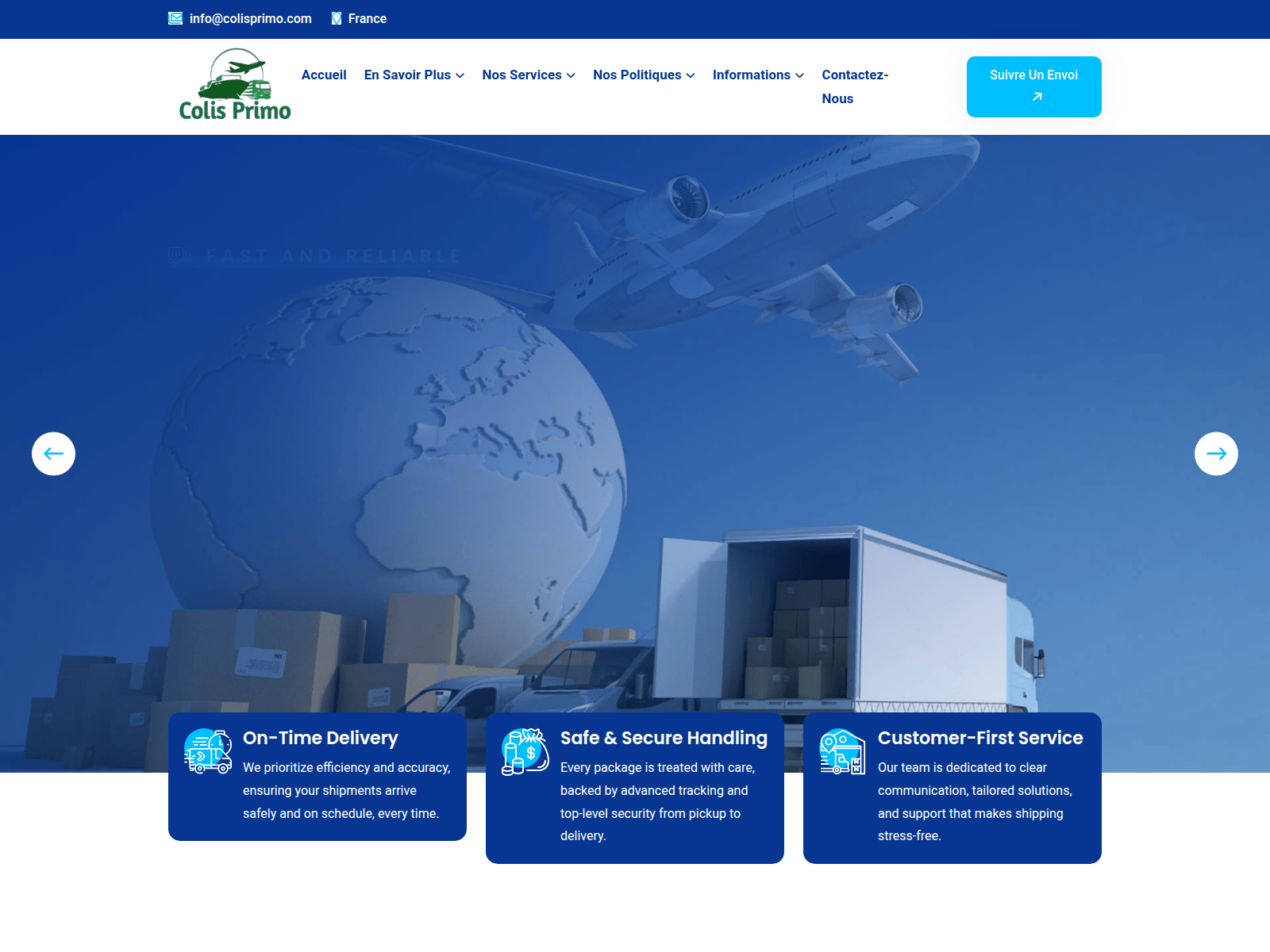 Screenshot of colisprimo.com