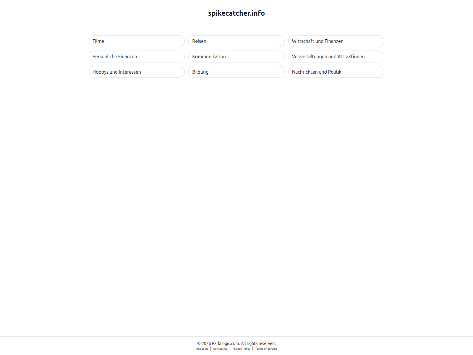 Screenshot of spikecatcher.info