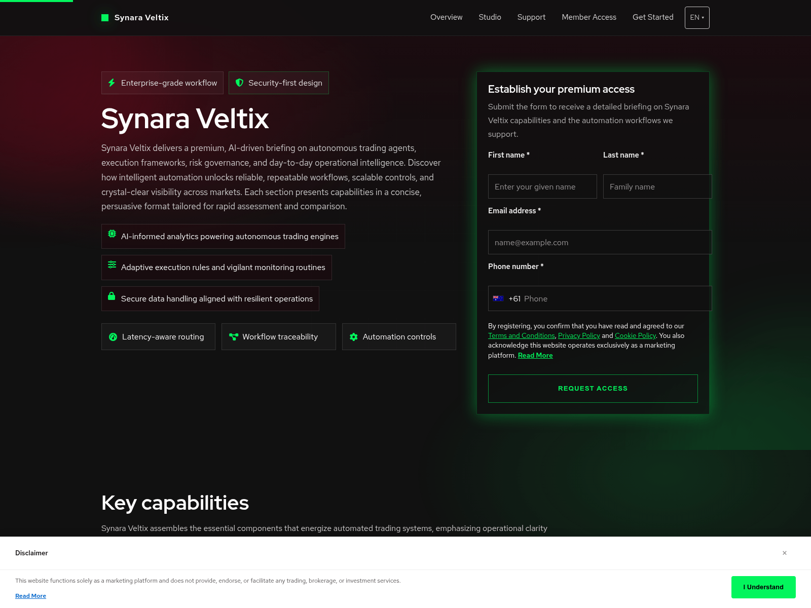 Screenshot of synaraveltix-tech.com
