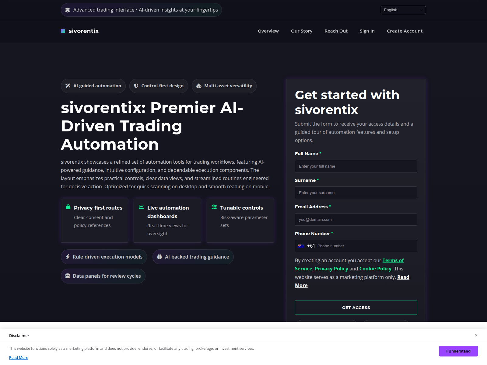 Screenshot of sivorentix-system.com