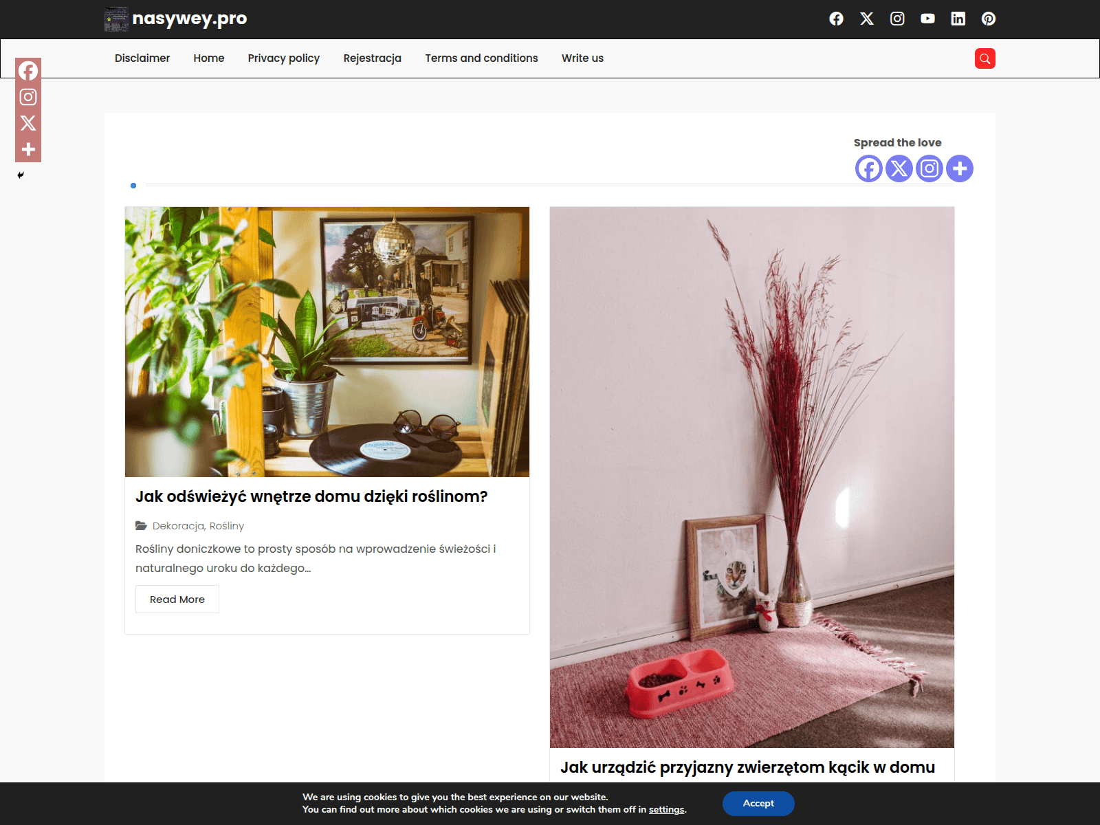 Screenshot of nasywey.pro