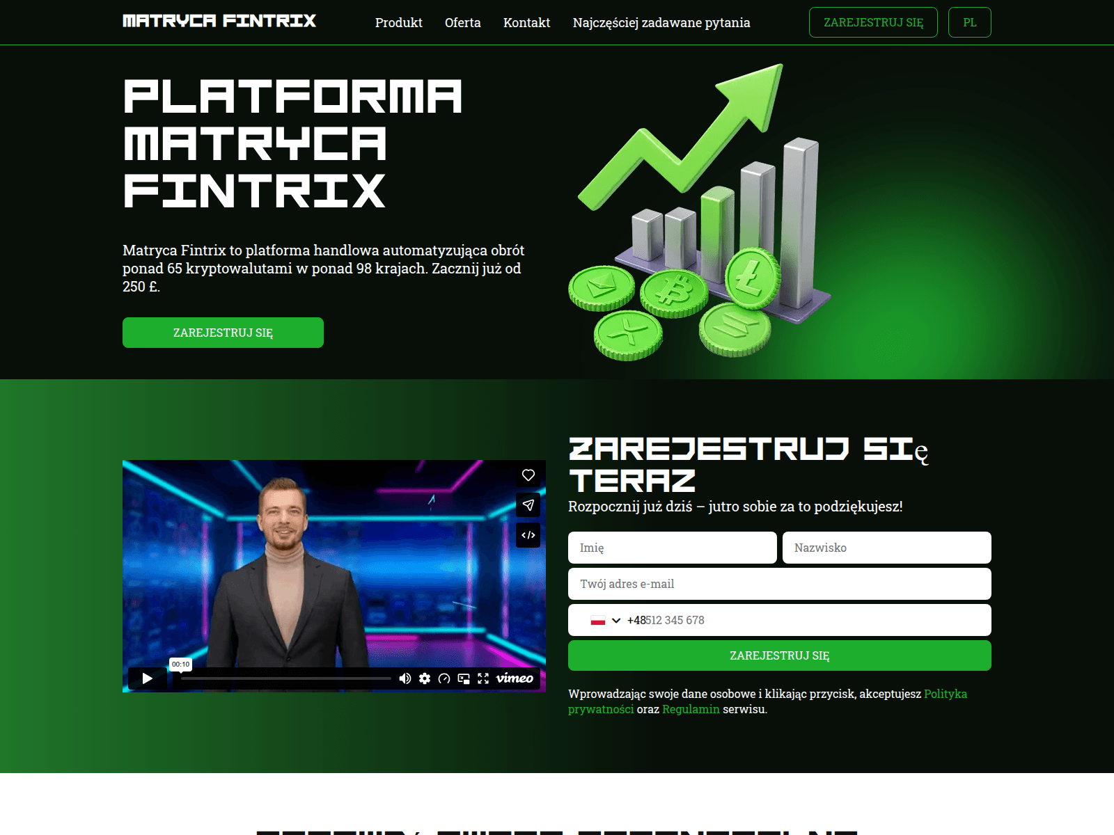 Screenshot of matryca-fintrix.com