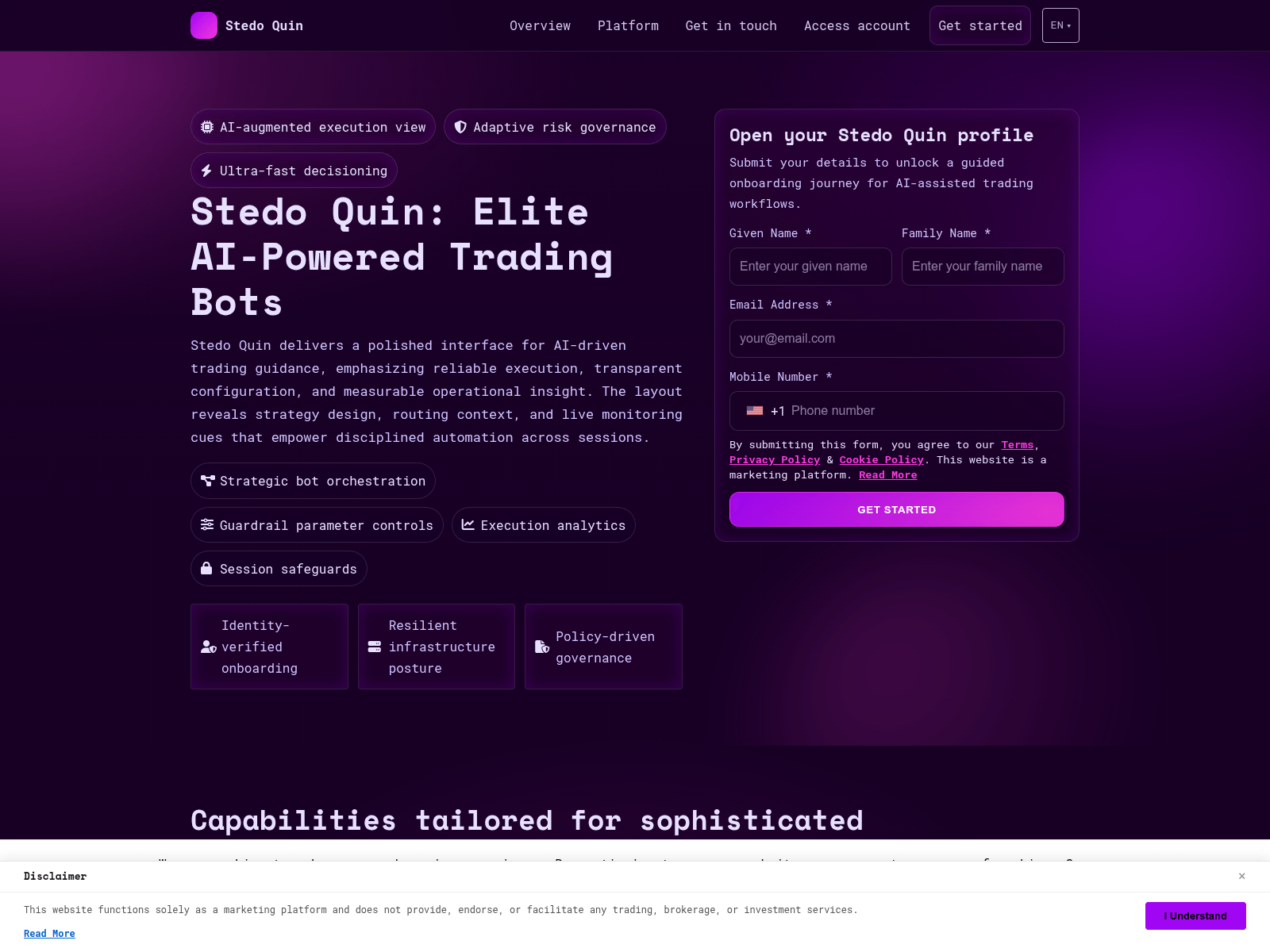 Screenshot of stedoquin.pro