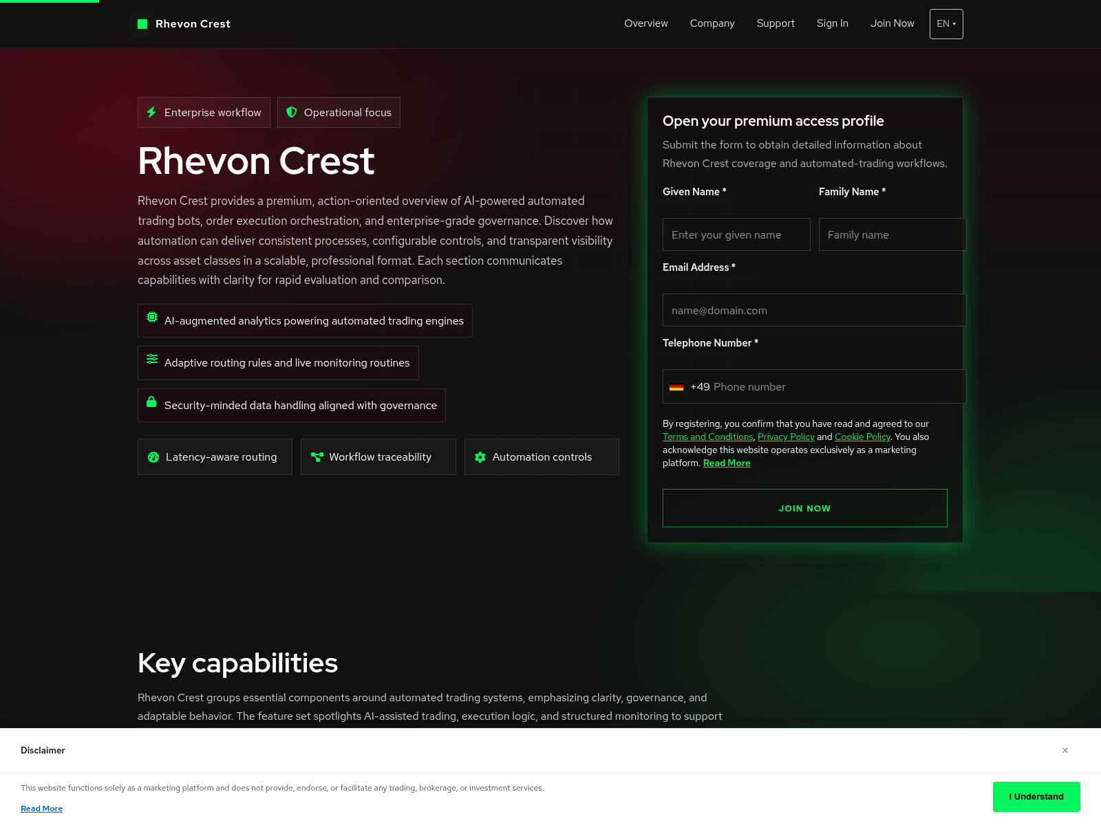 Screenshot of rhevoncrest.click