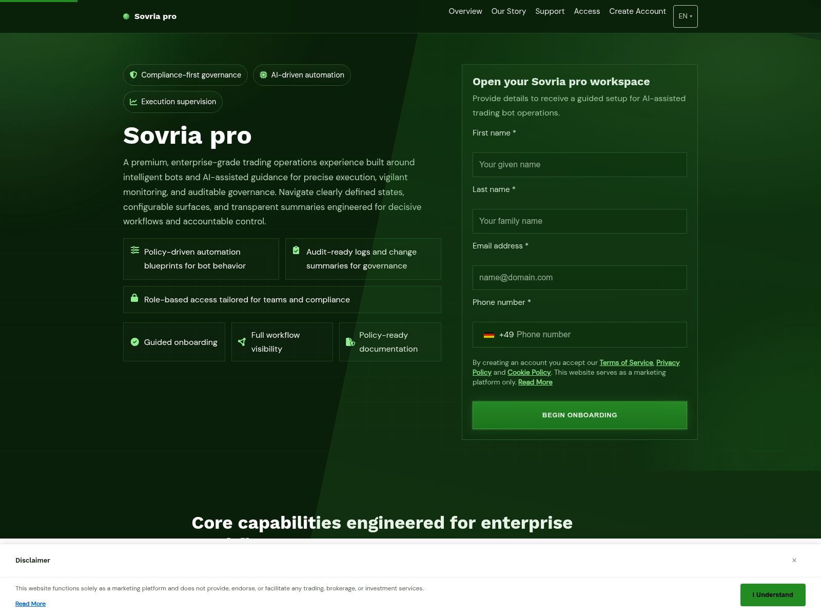 Screenshot of sovriapro.click