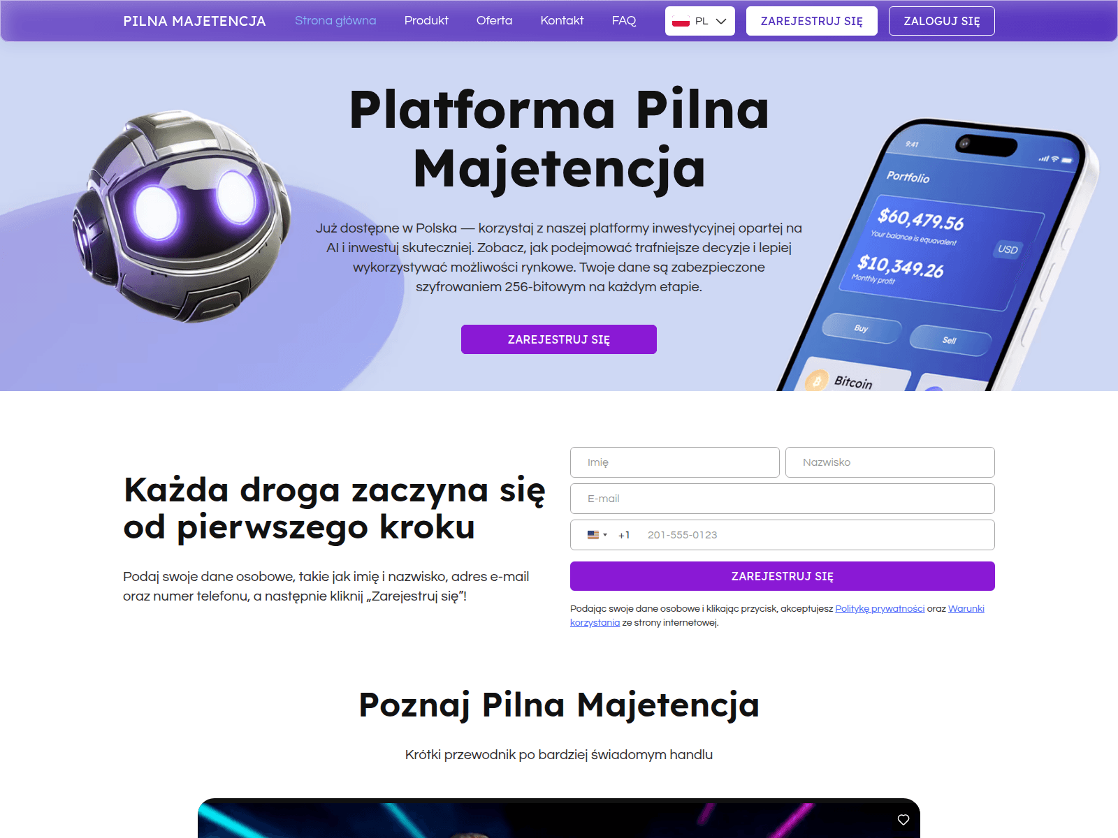 Screenshot of pilna-majetencja.com