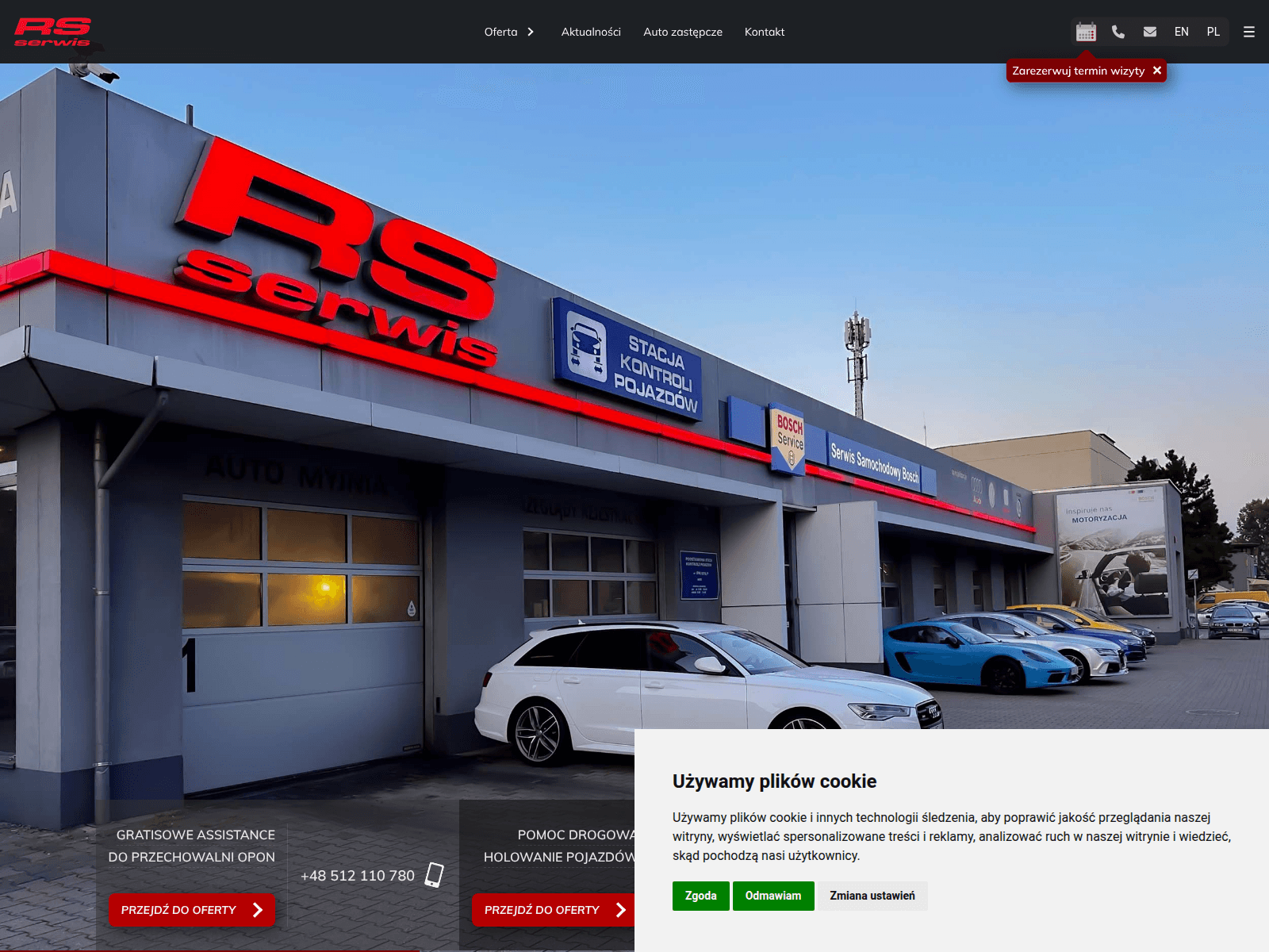Screenshot of rsserwis.live