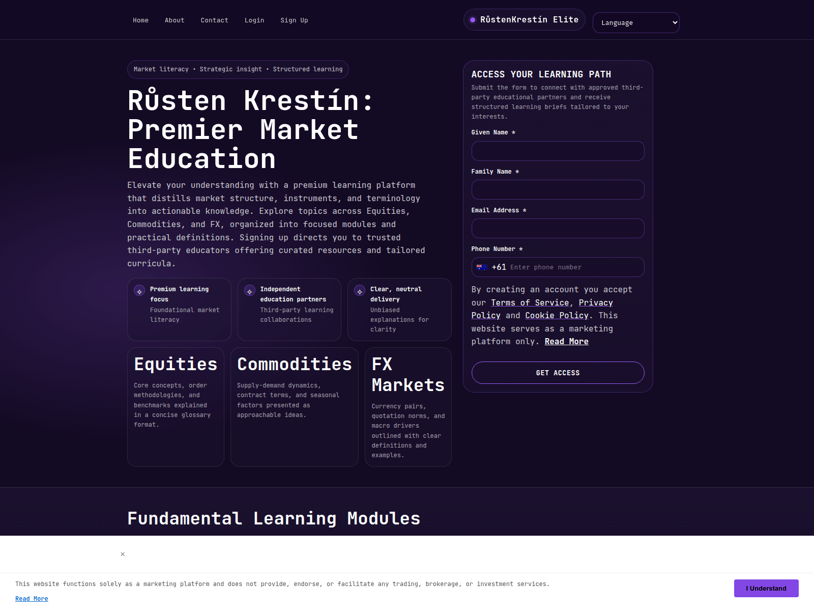 Screenshot of rustenkrestin.shop