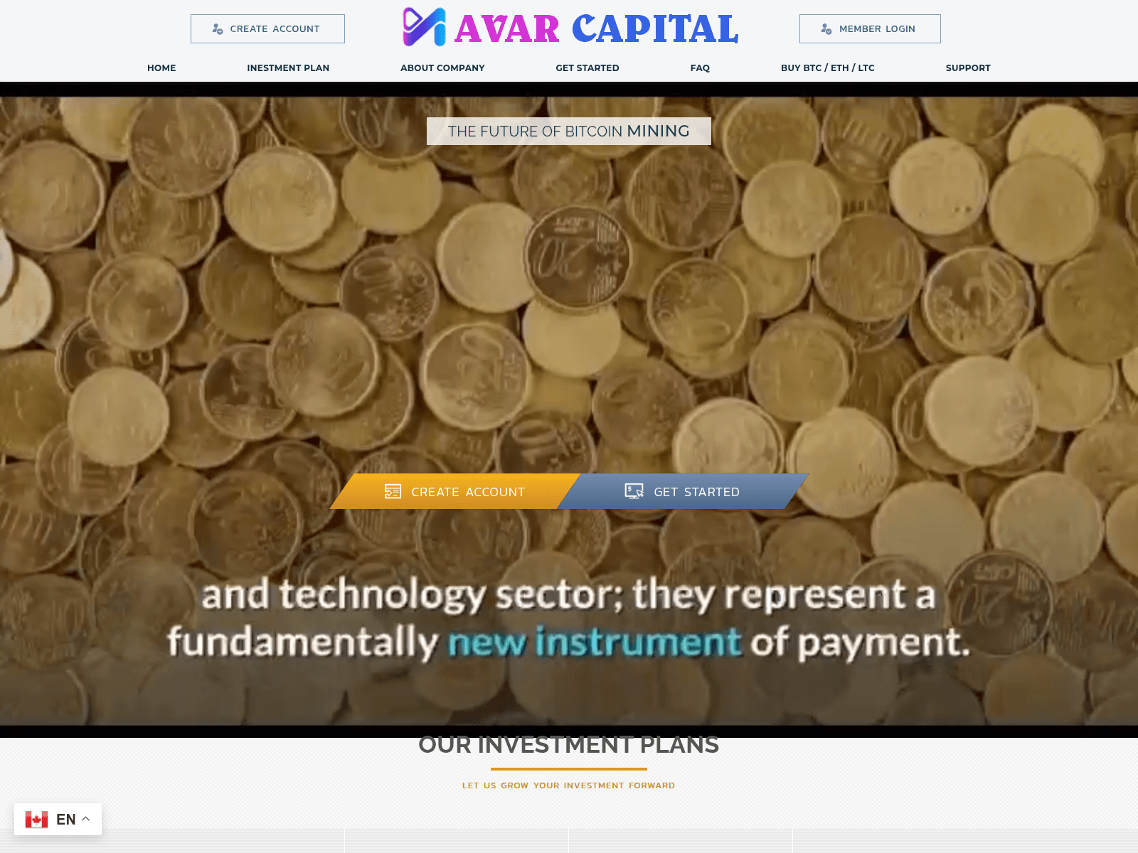Screenshot of avar-capital.com