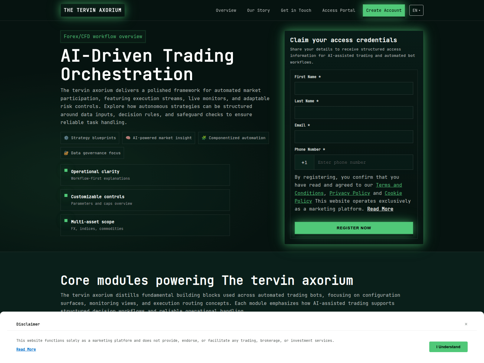 Screenshot of thetervinaxorium.com