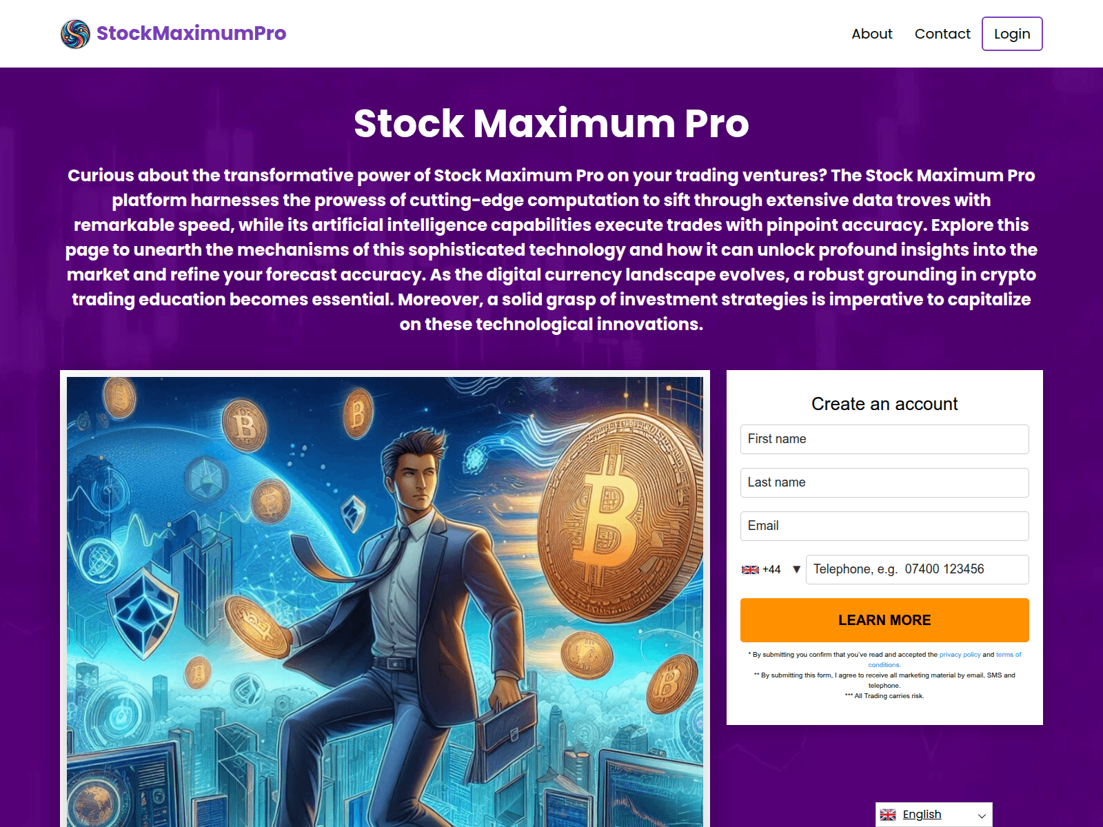 Screenshot of stockmaximumpro.app