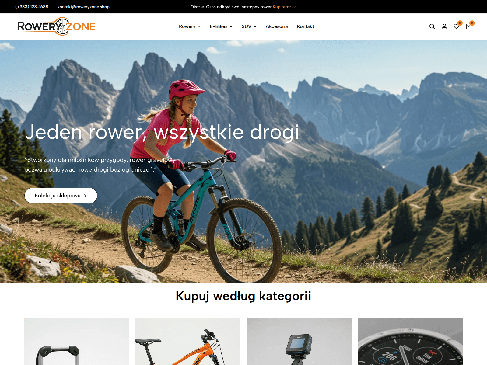 Screenshot of roweryzone.shop