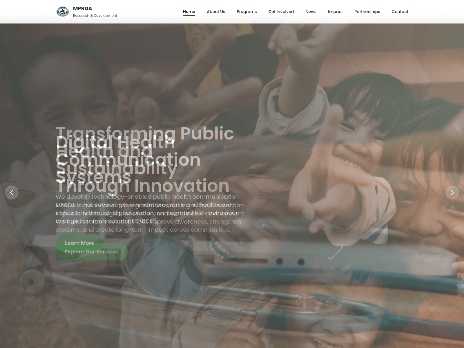 Screenshot of mprda.org
