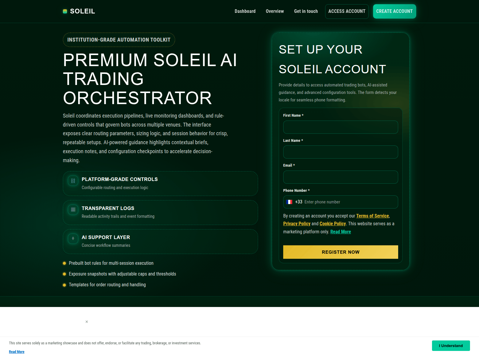 Screenshot of soleilsystem.pro