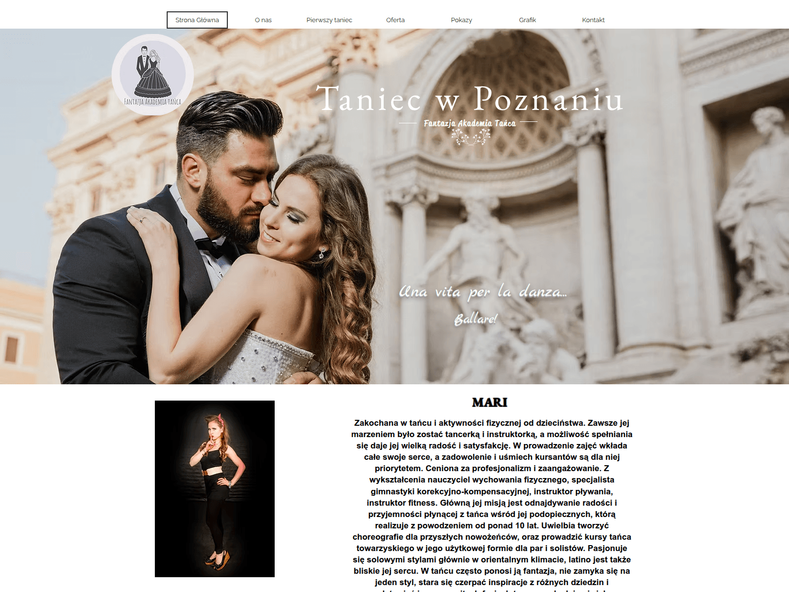 Screenshot of taniecwpoznaniu.live