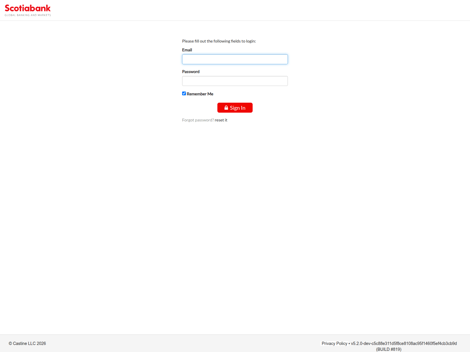 Screenshot of sb-invoices-old.castineapps.com